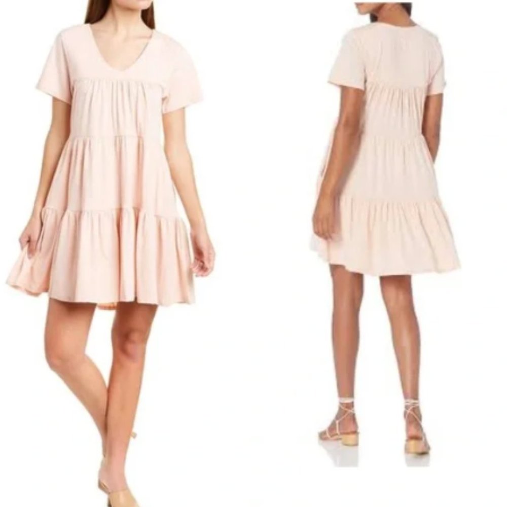 Rebecca Minkoff Lanzy Dress-Petal Pink